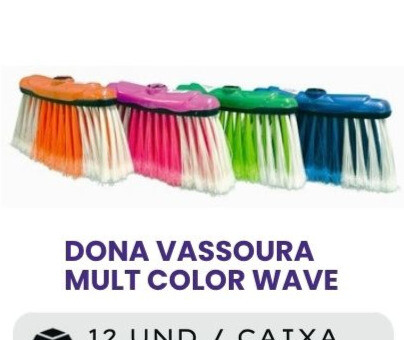 DONA VASSOURA MULT COLOR WAVE