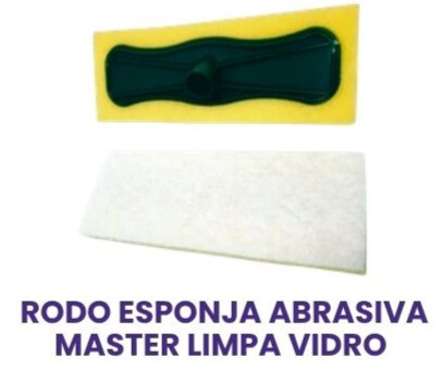 RODO ESPONJA ABRASIVA MASTER LIMPA VIDRO