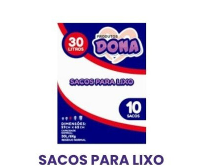 SACOS PARA LIXO 30L