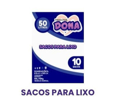 SACOS PARA LIXO 50L