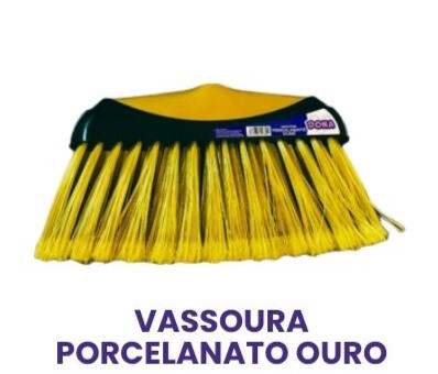 VASSOURA PORCELANATO OURO